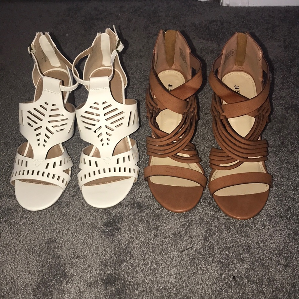 Heeled sandals